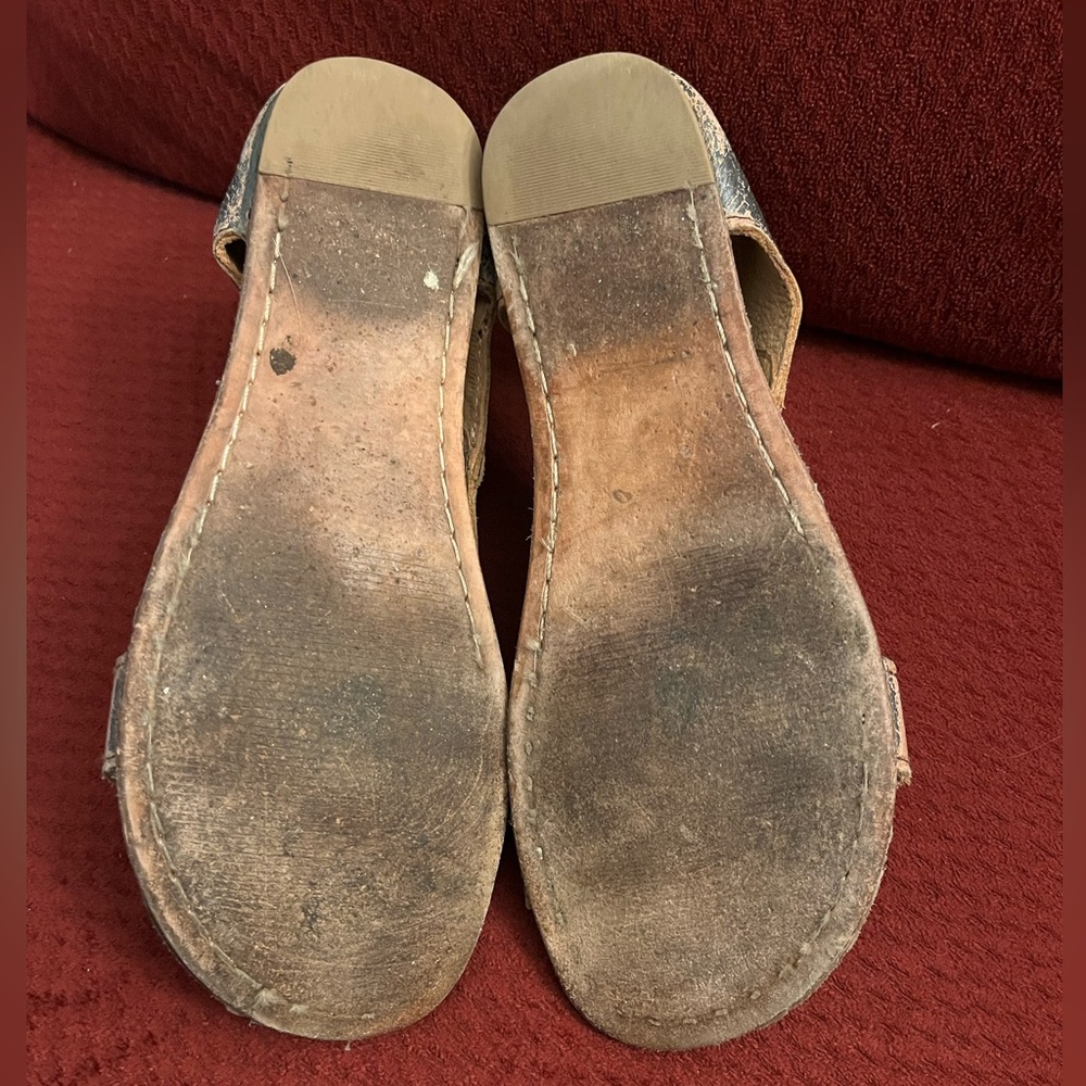 Bed Stu Distressed Leather Sandals - Picture 4 of 6